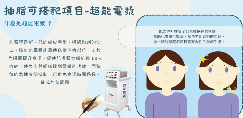 抽脂可搭配項目-超能電漿