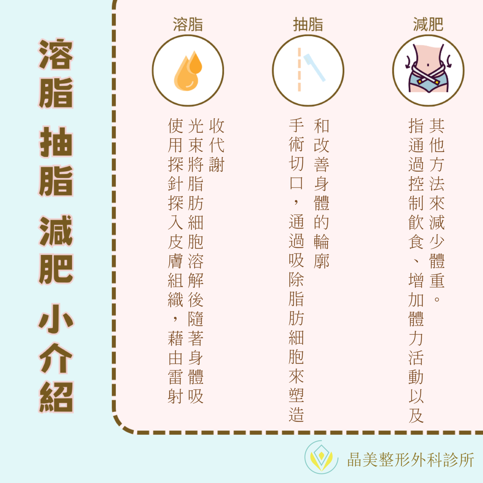 溶脂 抽脂 減肥小介紹